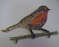 gonda santing mozaieken vogel